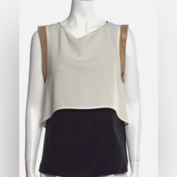 MAJE Silk Cowl Neck Top Size 1 (US S) - Picture 6 of 12